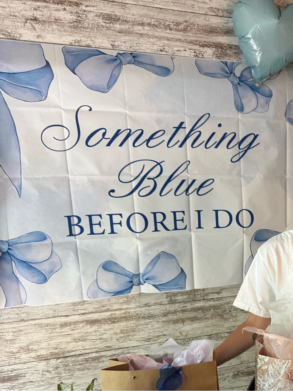 Something Blue Before I Do sign